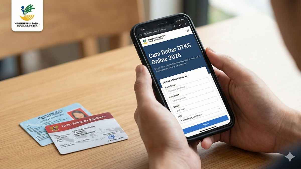 Cara Daftar DTKS Online 2026 Terbaru, Syarat Lengkap dan Tahapan Resmi