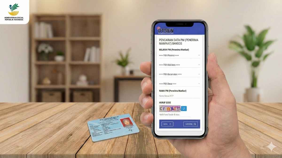 Cek Bansos Kemensos Terbaru 2026 Resmi, Cukup Pakai NIK KTP